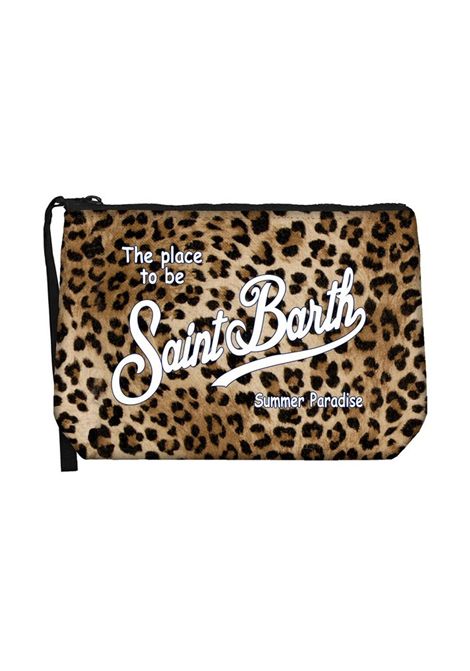 Pochette Mc2 Saint Barth Aline Classic leo marrone scuba unisex MC2 SAINT BARTH | Pochette | ALINE01359H11